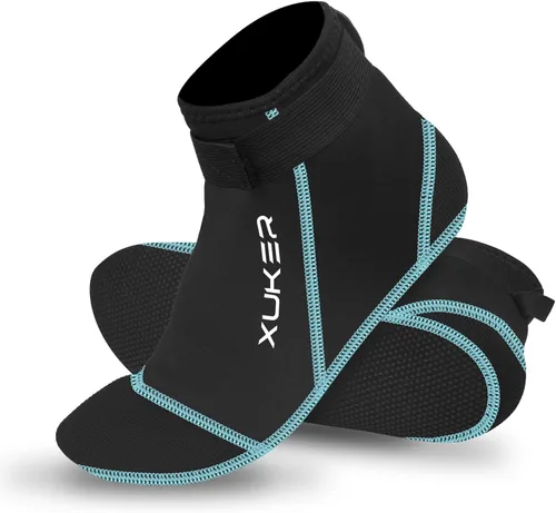 Miniatura 8 de XUKER Calcetines de neopreno, 0.118 in Playa Voleibol Arena Fútbol Agua Traje Calcetines para Buceo Snorkeling Kayak Remo