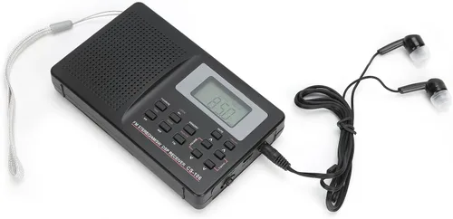 Miniatura 2 de Radio portátil AM FM SW, mini FM AM SW MW receptor Vintage Pocket Radio, CS 106 Radio de banda completa con auriculares para regalos Familia