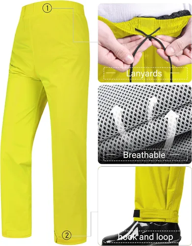 Miniatura 4 de iCreek Rain Suit Waterproof Jacket and Trouser Suit Raincoat for Men and Women Outdoor All-Sport Breathable Anti-storm