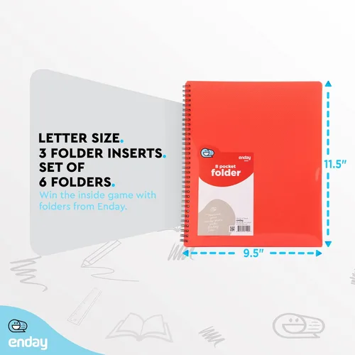 Miniatura 5 de Organizador de 8 bolsillos de polietileno, carpeta de archivos, organizador de documentos legales, perfecto para oficina, universidad, escuela y más