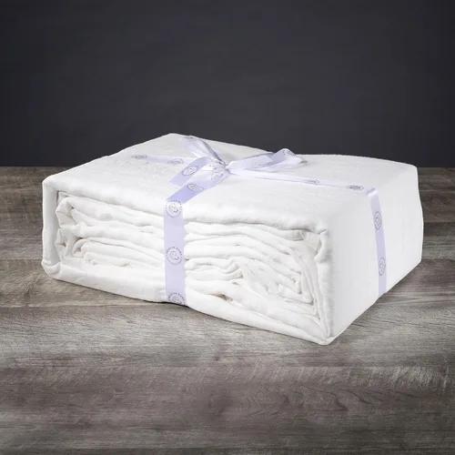 Miniatura 9 de Delilah Home Juego de sábanas de cáñamo orgánico, juego de sábanas duraderas de 3 piezas con 6.35 oz/m², ajustadas, planas y una funda de almohada