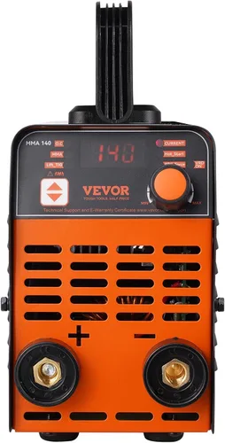 Miniatura 9 de VEVOR Soldador de Palo, Mini y Portátil 140Amp 2 en 1 Máquina de Soldadura ARC/Lift TIG, Soldador de Arco con Arranque en Caliente/Fuerza