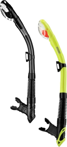 Miniatura 8 de Aegend - Esnórquel seco para buceo para adultos y jóvenes - Equipo de snorkel con válvula seca superior, perfecto para snorkel, buceo libre, Verde