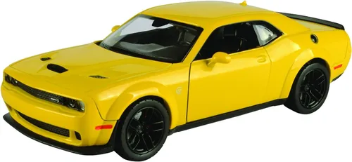Motormax 2018 Dodge Challenger SRT Hellcat Widebody Amarillo 1/24 Diecast Model Car 79350