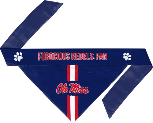 Miniatura 25 de Littlearth Bandana unisex NCAA para mascotas, reversible Color del