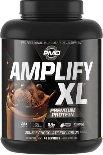 Miniatura 15 de PMD Sports Amplify XL Premium Suplemento de proteína de suero Hydro Greens Blend - Matriz de proteína de glutamina y suero con superalimento