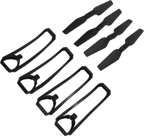 Miniatura 9 de Cuadricóptero plegable piezas de repuesto para E88 E99 K3 E100, 4 hélices+4 fundas protectoras+1 cable de carga+1 destornillador