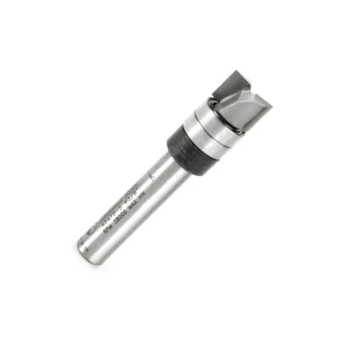 Miniatura 13 de Amana Tool 45460-3US Broca de enrutador con punta de carburo, plantilla de inmersión de recorte uniforme, ángulo de corte superior, 1/2 pulg.