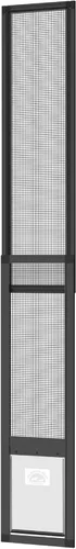 Miniatura 11 de Hakuna Pets V2 Panel de inserción para puerta de mascotas de patio para puertas correderas, se adapta a riel de puerta de 55.12 pulgadas de altura