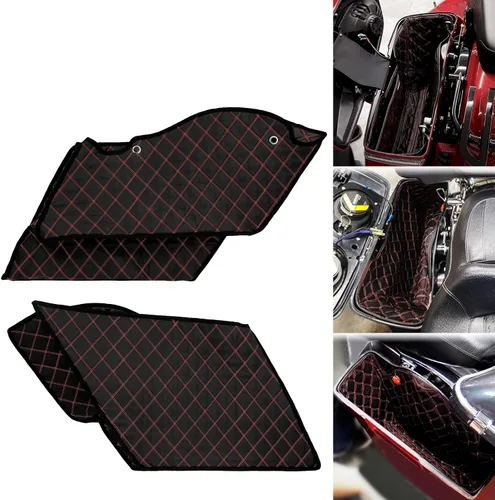 Miniatura 2 de Forros para alforjas de motocicleta de 5 pulgadas, insertos de bolsa elástica, compatibles con Harley Touring Road King Road Glide Street Glide