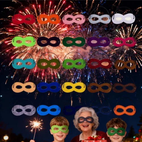 Miniatura 6 de Máscaras de superhéroes para fiestas infantiles, cosplay, disfraces de superhéroe, máscaras de ojos para Halloween, Navidad, cumpleaños, 25