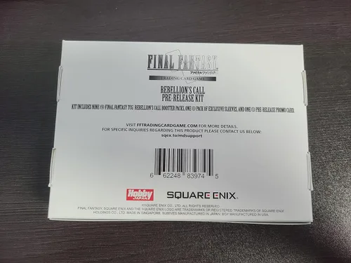 Miniatura 3 de Final Fantasy TCG: REBELLION'S Call PRE-Release KIT - 9 paquetes de refuerzo, mangas, tarjeta promocional