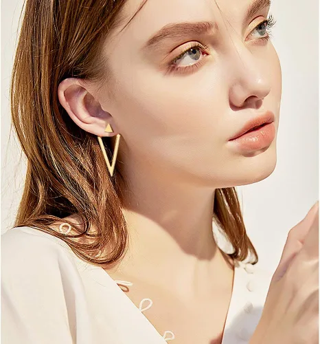 Miniatura 8 de Juego de 11 pares de aretes de flor de loto para mujeres y niñas, juego para orejas ansitivas, joyería simple y elegante, Diamante de imitación