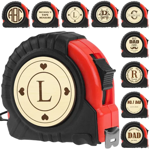 Miniatura 17 de Cinta métrica personalizada grabada para papá, 10 pies, nombre personalizado, foto, regalos para el día del padre, abuelo, hombres, herramienta