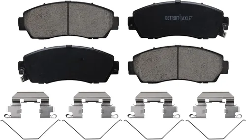 Miniatura 8 de Detroit Axle - Kit de freno delantero para Honda Odyssey 2005-2010, rotores de freno de disco de cerámica, pastillas de freno con hardware 2006 2007
