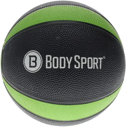 Body Sport Pelota medicinal - Pelota de ejercicio con peso - Equipo de gimnasio en casa - Pelota de entrenamiento de fitness - Entrenamiento de Verde