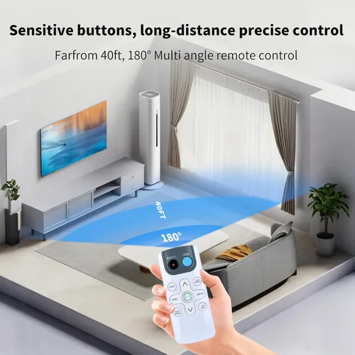 Miniatura 5 de ZWP GYKQ-71E Control remoto de aire acondicionado de ventana