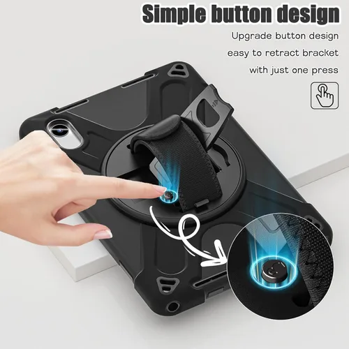 Miniatura 4 de ZenRich Funda resistente para Lenovo Idea Tab 11 2025 / K11 Gen 2 / Xiaoxin Pad 11 / M11 de 11 pulgadas resistente a prueba de golpes con soporte
