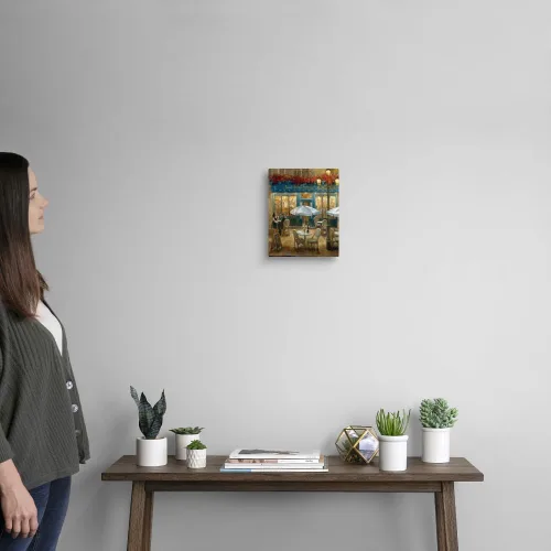 Miniatura 2 de CANVAS ON DEMAND Lienzo decorativo para pared de Paris Cafe I por Danhui Nai, contemporáneo, figurativo, tradicional, decoración del hogar, arte