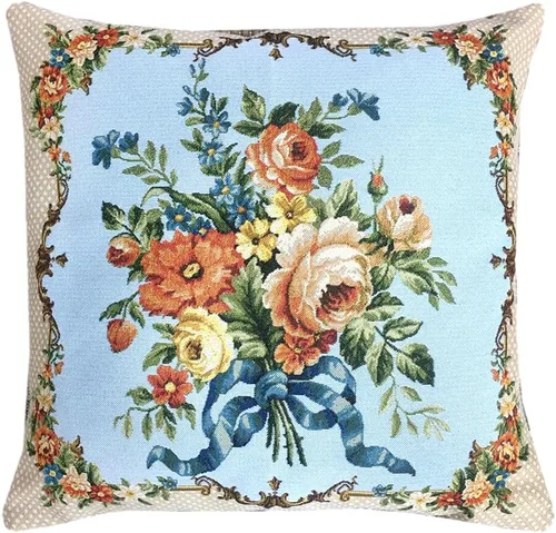 Miniatura 21 de STP GOODS Almohada de tapiz, almohada decorativa, decoración bohemia perfecta para sofá, sala de estar, dormitorio, cojín de sofá de 18 x 18