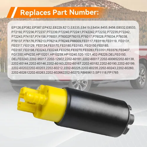 Miniatura 2 de Conjunto de bomba de combustible compatible con Chevrolet Ford Honda Nissan Toyota Pontiac de alto rendimiento eléctrico Intank EFI reemplazar E2068