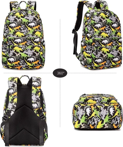 Miniatura 4 de Ecodudo - Morral ligero para niños y niñas, lindas mochilas escolares con lonchera