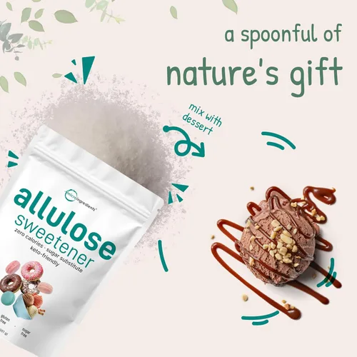 Miniatura 7 de Edulcorante de alulosa, 3 libras (48 onzas), cero calorías, alternativa de azúcar a base de plantas, sin sabor posterior, mejor para café, bebidas