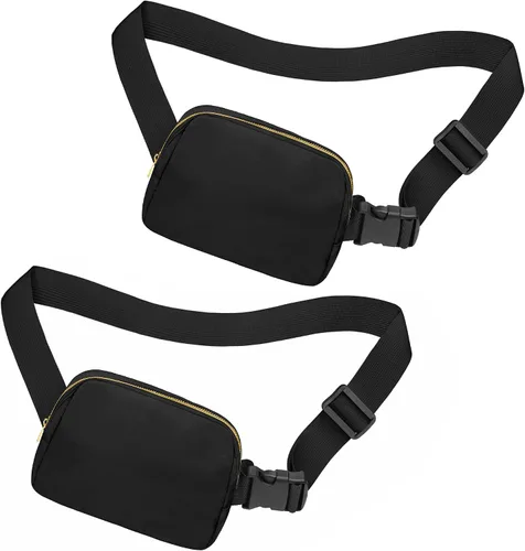 Miniatura 236 de Riñonera cruzada para mujeres y hombres, bolsa para cinturón para senderismo con correa ajustable, riñonera para correr, entrenamiento, deportes
