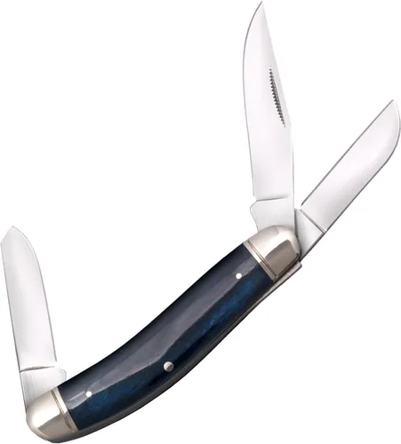 Miniatura 2 de COLD STEEL Gentlemen's Stockman Versatile Practical Durable Compact Pocket Folding Knife - 3 Blades; Bone Handle; Slip Joint Lock