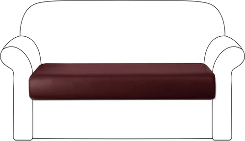 Miniatura 10 de Funda de cojín elástica para sofá, funda de cojín de punto para asiento de caravana, protector de muebles reversible en sala de estar
