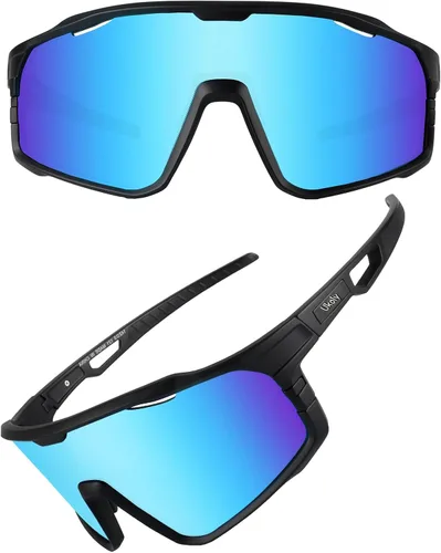 Miniatura 12 de Ukoly Gafas de sol para ciclismo, correr, béisbol, pesca y golf para hombres y mujeres, gafas de sol deportivas con lente HD UV400 de 620