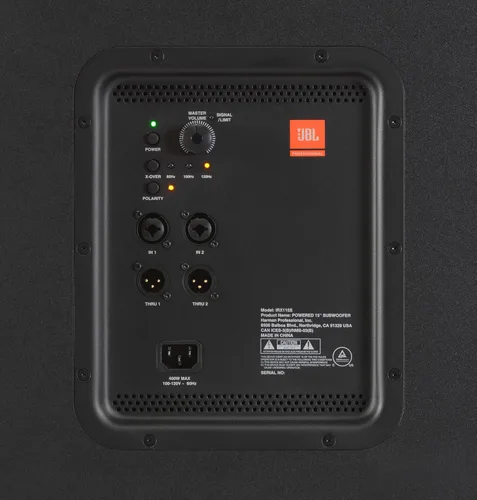 Miniatura 5 de Subwoofer compacto con alimentación JBL Professional IRX115S, eléctrico con cable, 15 pulgadas, color negro