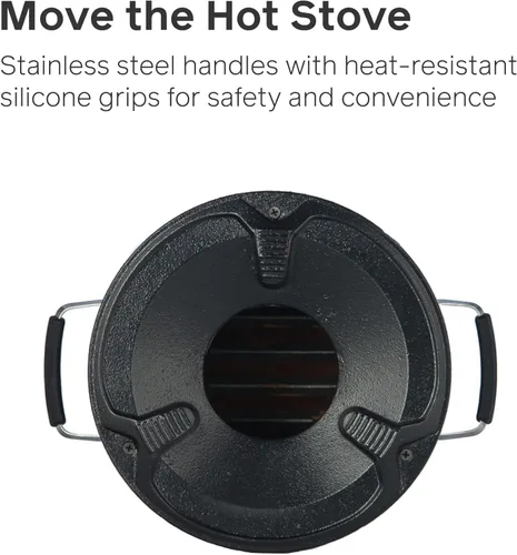 Miniatura 6 de EcoZoom Estufa Cohete – Estufa de doble combustible resistente (madera y carbón) portátil para acampar y emergencia, cuerpo aislado, revestimientos
