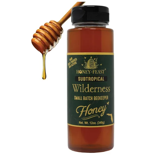 Miniatura 57 de Honey Feast, Miel de Flor Silvestre, 12 Onza