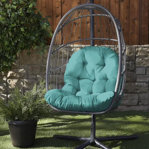 Miniatura 10 de Mozaic Home Cojín para Silla de Huevo Verde Manzana 44 x 27 x 4 pulgadas