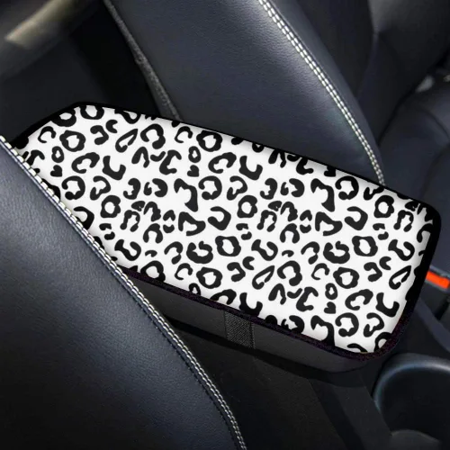 Miniatura 10 de Accesorios interiores de lunares Funda protectora universal para reposabrazos de consola central Protector de vehículo suave y cómodo