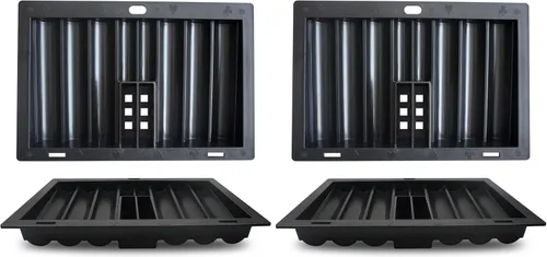 Miniatura 7 de Yuanhe Poker Chip Tray Holder - Blackjack Casino Poker Mesa Dealer Chips Rack Inserto