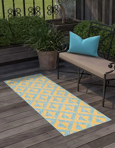 Miniatura 42 de Unique Loom Jill Zarin Outdoor Collection - Alfombra rectangular (2 pies 2 pulgadas x 3 pies 1 pulgadas, rectangular, beige y marrón)