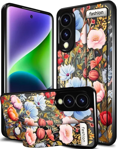 Miniatura 48 de Compatible para Samsung Galaxy S23 Funda Bonita con Correa Soporte Dedo Kickstand, Fundas de Silicona Geniales de Diseñador Funda Cover - Mariposa