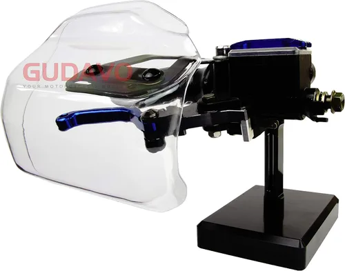 Miniatura 7 de Protectores de mano universales para motocicleta, deflectores de parabrisas, 1 par de protectores de manos ajustables para el viento y el frío
