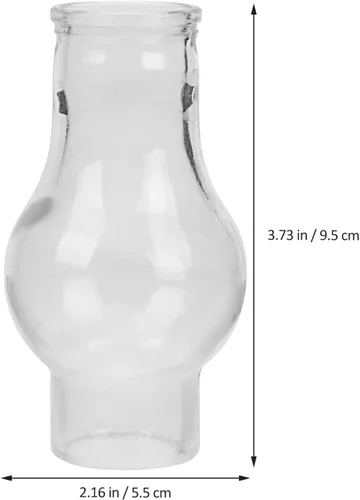 Miniatura 6 de Zerodeko Cubiertas de lámpara de aceite, pantallas de lámpara de queroseno, pantallas de lámpara, chimenea, lámpara de queroseno, cubierta