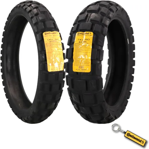 Miniatura 13 de Continental TKC 80 Twinduro M+S Neumático de Motocicleta - Neumático de Motocicleta Duradero para Todoterreno y Carretera para Turismo de Aventura