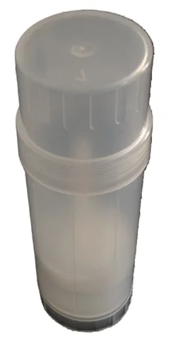 (5) Contenedores de desodorante de plástico transparente vacíos – cilindros de 2.2 onzas – tubos desodorantes vacíos, Natural, Casual