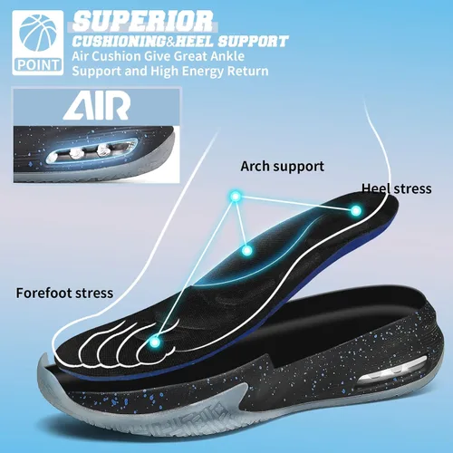 Miniatura 4 de ASHION Boys Girls Shoes Sneakers Kids Shoes Boy's Running Shoes for Kids Basketball Shoes Tennis Shoes Non-Slip Sneakers