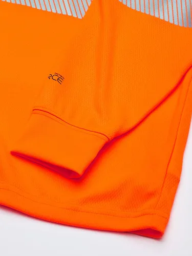 Miniatura 6 de Carhartt Camiseta ligera de manga larga con 3 bolsillos para hombre, de alta visibilidad, ajuste relajado, de alta visibilidad