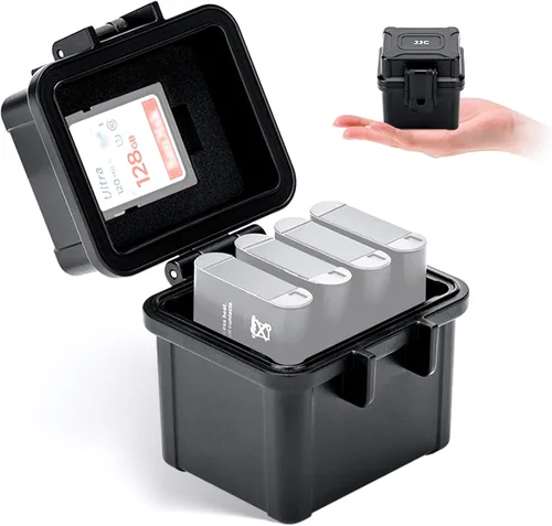 Miniatura 10 de JJC Organizador portátil de baterías de cámara para 2 x Canon LP-E17 LP-E12 Nikon EN-EL25 EN-EL14A Sony NP-FZ100 FW50 Fuji NP-W235 NP-W126 Batería