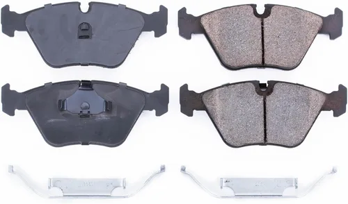 Miniatura 2 de PowerStop Pastillas de freno delanteras para Audi 200 1989-91 200 Quattro 1989-91 BMW 525i 1989-95 525iT 1993 530i 1994-95 BMW 535i 1989-93
