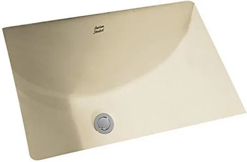 Miniatura 3 de American Standard 0618.000.020 - Lavabo de baño bajo encimera, color blanco