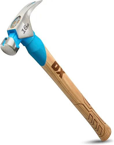 Miniatura 14 de OX Tools Pro - Hacha de acero al carbono de 14 pulgadas, mango recto de nogal americano y cabeza de martillo de cara lisa OX-P094814