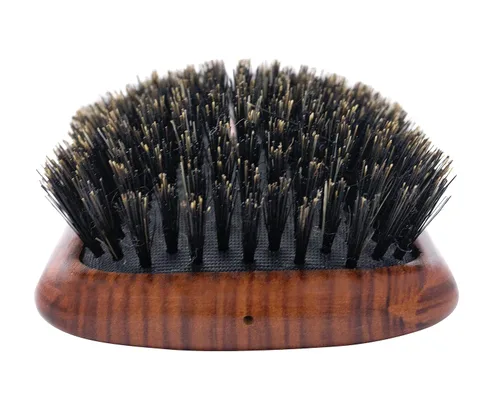Miniatura 2 de Spornette Deville Cushion Paddle Brush - Cepillo de cerdas de jabalí con mango de madera, para alisar, alisar, desenredar, peinar y cepillar